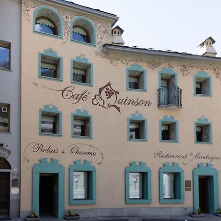 Cafe Quinson Relais De Charme Hotel Morgex Luaran gambar